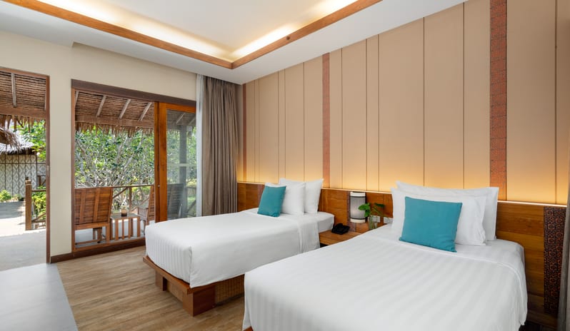 SAii PhiPhi Island Village Deluxe Garden Bungalow Twin Bed Garden View